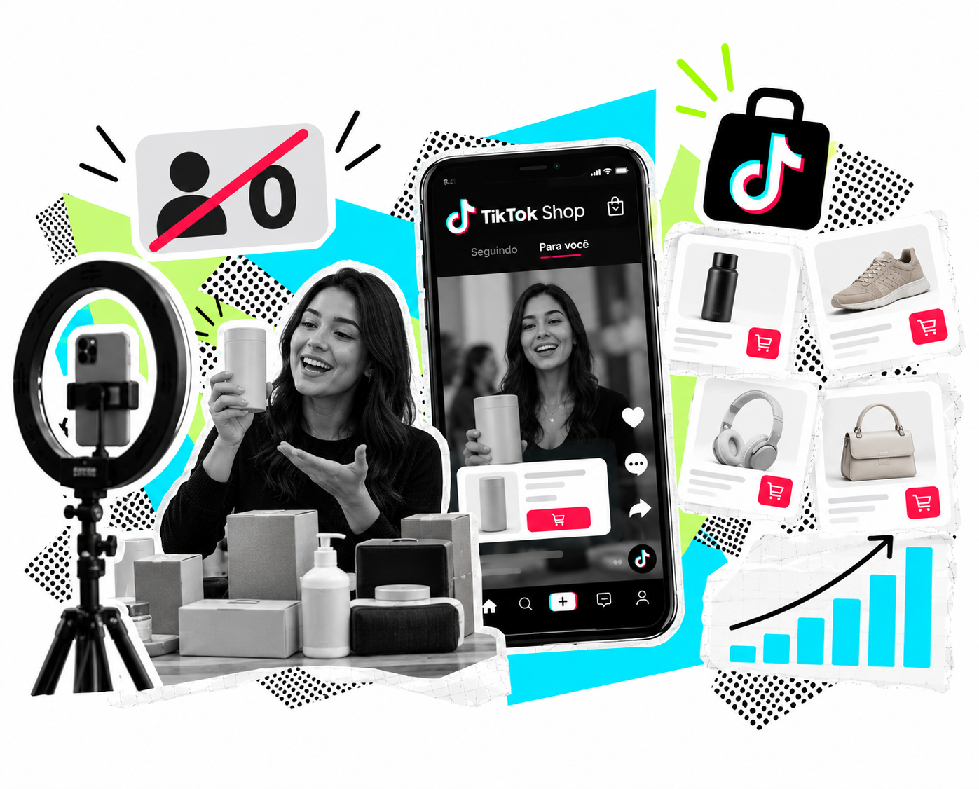 tiktok shop sem seguidores como vender estratégias 2026