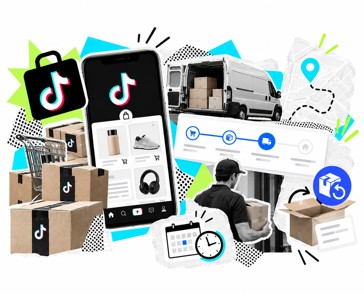 entrega tiktok shop como funciona prazo transportadora rastreamento 2026